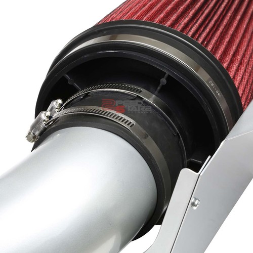 FOR GMC/CHEVY/CADILLAC CHROME ALUMINUM HEAT SHIELD COLD AIR INTAKE INDUCTION KIT - Picture 3 of 4