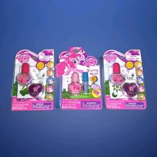 My Little Pony 3D Glitter Nail Kit w/Stickers Tattoo Stencil Kits Lot Of 3