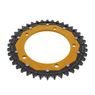 Kettenrad Alu gold 40-Zähne 530# für Triumph Sprint 955 RS Zweiarmschwinge 00-02