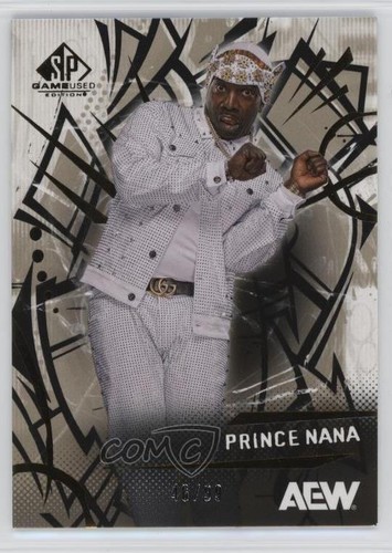 2025 SP Game Used AEW Gold /99 Prince Nana #49