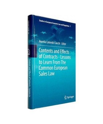 Contents and Effects of Contracts-Lessons to Learn From The Common European Sale