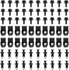 70PCS Engine Under Cover Splash Shield Guard Body Bolts Bumper Fender Liner Push