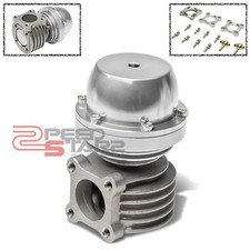 44mm46mm Turbo Exhaust Manifold 4 Bolt Silver External Wastegate10 Psi Spring