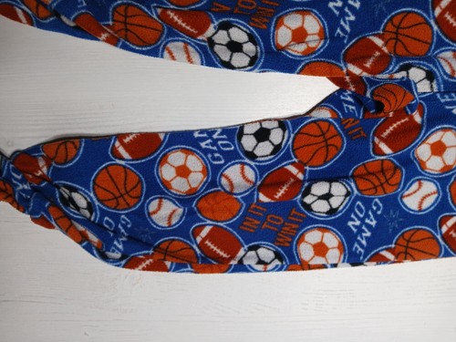 Highland Outfitters Youth Kids Size 7 One Piece Zip Sports Footie Pajamas - Picture 10 of 20