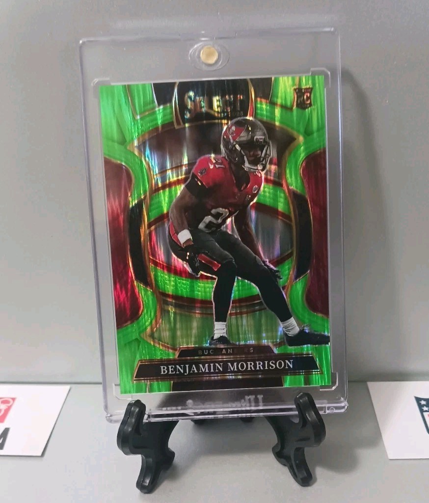 2025 Panini Select Benjamin Morrison Rookie Lime Green Prizm Numbered#305/699!!