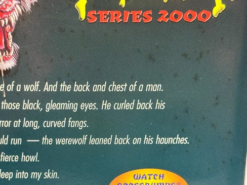 1st Print #17 The Werewolf in the Living Room Goosebumps Series 2000 Stine ACCEP - Picture 18 of 23