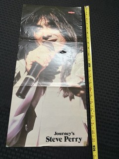 STEVE PERRY / GENE SiMMONS Vintage 1970’s ROCKLiNE! Magazine 24”X 11” Poster