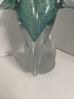VTG Glass Turtle Dove Figurine On Frosted Glass Base 10” — photo 7