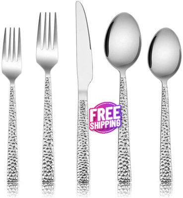 Set kit juego de cubiertos d mesa cucharas tenedores cuchillos Cuberteria 30-Pcs