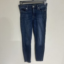 Lucky Brand Jeans Size 2/26 Ankle Womens Ava Skinny Mid Rise Medium Wash Blue