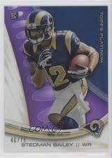 2013 Topps Platinum Purple Refractor /75 Stedman Bailey #125 10k8