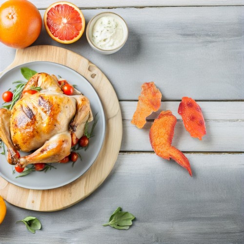 Ala de patas de pollo realista 3 piezas: modelo de comida frita falsa de simulación artificial - Imagen 4 de 12