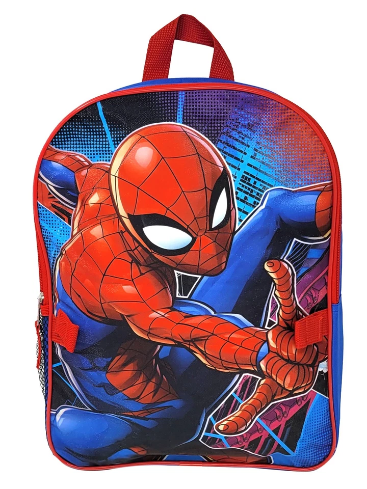 Marvel Spider-Man Mochila Bolsa de Almuerzo Aislada Juego de 3 Piezas con Bolígrafo Foto 4 de 4