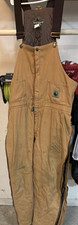 Berne Apparel Men s Brown Canvas Work Bib Overalls Coveralls B415BDR