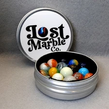 18pk - Interesting Lot of Marbles! Vitro, Peltier, Masters, Jabo+ NM+ to M UV!