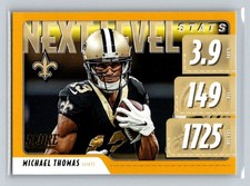 2020 Score Next Level Stats Gold #NLS-MT Michael Thomas New Orleans Saints