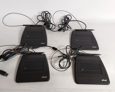 Lot of 4 Interlink ePad 54-65885 USB Electronic Signature Pads w/ Stylus