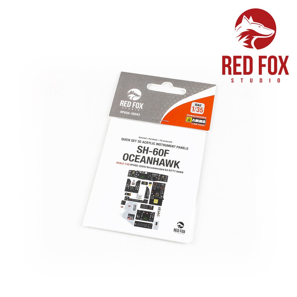 Red Fox Studio RFSQS-35043 - 1/35 SH-60F Ocean Hawk (For Kitty Hawk Kit) - New