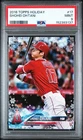 2018 Topps Holiday Shohei Ohtani Rookie #HMW17 PSA 9
