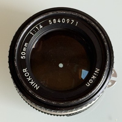 Exc-] SIC Nikon Ai-s Nikkor 50mm f1.4 AIS Standard MF Lens JAPAN