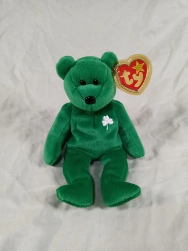 Ty Beanie Babies Original Collection Retried Rare 1997 Vintage Erin Plush w Tags
