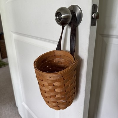 2001 Longaberger Foyer Hanging Basket w/ Plastic Protector