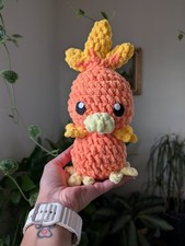 Torchic Pokemon Handmade Crochet Amigurumi Stuffie
