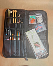 Crochet Hooks  Knitting Needles Aluminum Bamboo 41 Piece Assorted Sizes w/case