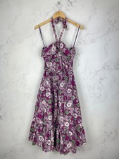 Vintage Laura Ashley archive halter dress with pockets