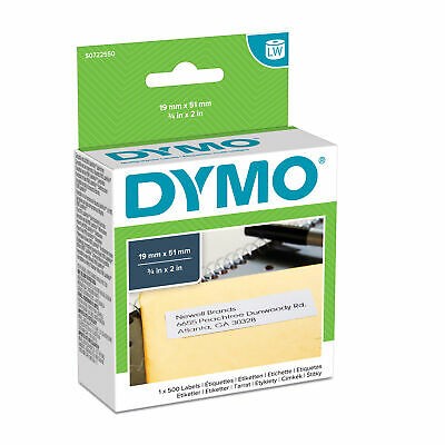 Dymo Bianco S0722550 Rotolo Di Etichette 19 X 51 Mm Carta 500 Pz. Staccabile Etichetta Universale - Immagine 4