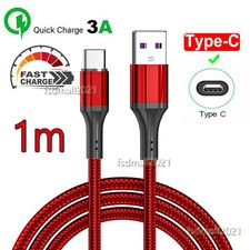USB A to USB C Charger Cable Type C Data Transfer 60W Super Fast Charging Cord