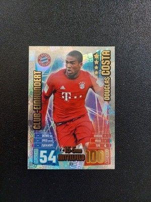 Match Attax Extra 15/16 MX-631 - Douglas Costa - Club 100