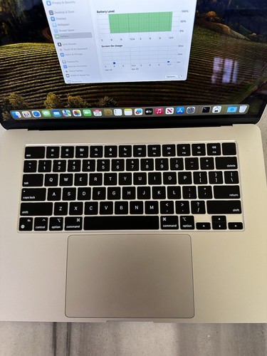 MDM LOCKED 2023 Apple MacBook Air 15.3" M2 16GB Ram 512GB SSD A2941 - Starlight - Picture 6 of 13