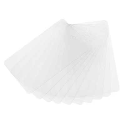 200 Pcs Etiquettes D'expedition s Etanches 3.5" x 2" Avec Trou Transparent - Photo 1/4