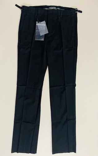 McQ, Archival Vintage 2007 McQ Italy Black D-Ring Tailored Trouser NWT 50 US 34 SNIV