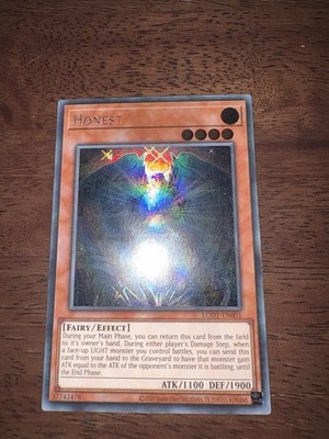 Yu-Gi-Oh! Honest LODT-EN001 Light of Destruction Ghost Rare Holo 2020 REPRINT