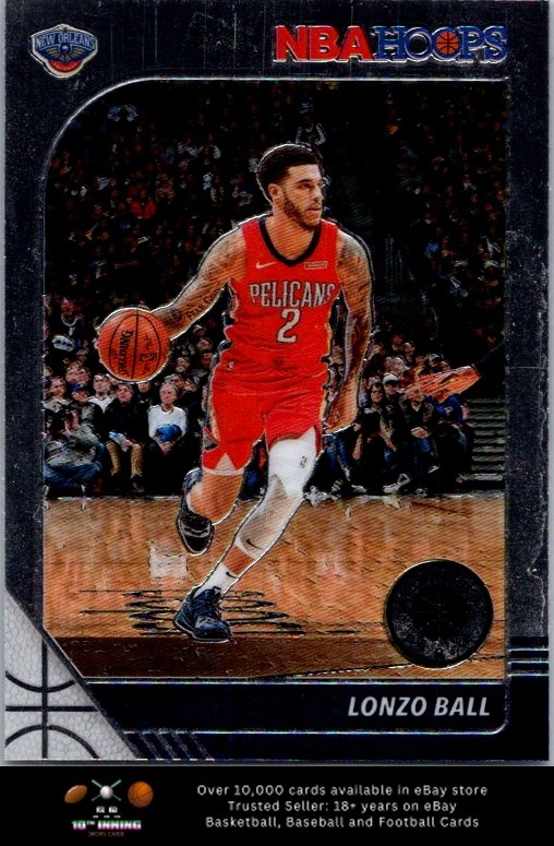 2019-20 Hoops Premium Stock BASKETBALL #116 Lonzo Ball