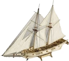 Wooden Ship Model Kit for Kids, DIY Mantel & Tabletop Decoration, Ages 7–14