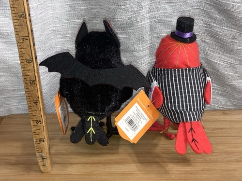 Target 2024 Hyde & EEK Featherly Friends Halloween Birds Batrick & GOURDON NOS 2 - Picture 3 of 5