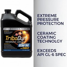 Aceite sintético para engranajes TriboDyn 250W EP SAE 250 con revestimiento cerámico API GL-5 - 1 GAL