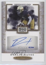 2021 Sage Premier Draft Auto Gold 15/100 Daelin Hayes #A51 Auto 7ut