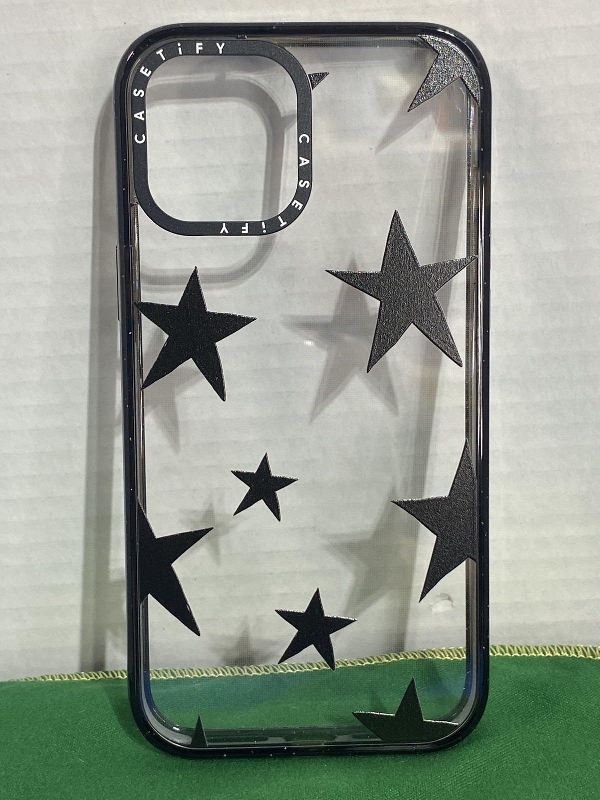 Casetify Impact Case Star Print Clear Black for iPhone 12 Pro Max 8.2 Feet Drop Protection-image