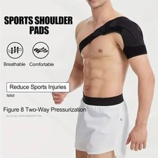 SHOULDER BRACE ROTATOR CUFF PAIN RELIEF SUPPORT ADJUSTABLE BELT SLEEVE SPRAINS