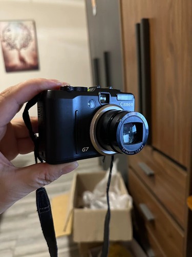 Canon Powershot G7 professionelle digitale Kompaktkamera schwarz optischer Zoom CCD - Bild 3 von 6