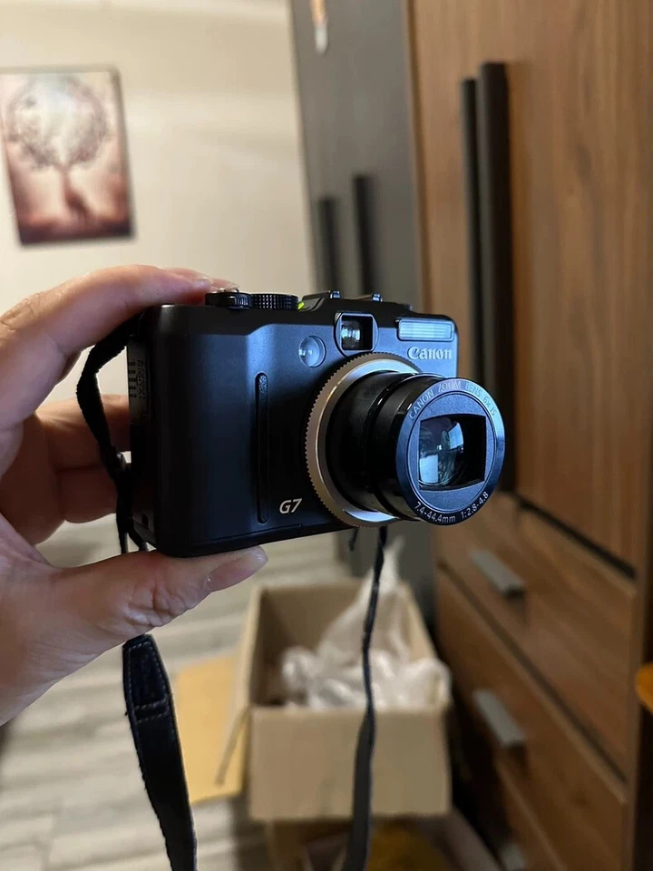 Canon Powershot G7 Professional Digital Compact Camera Black Optical Zoom CCD - Image 3 of 4