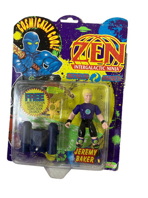 ZEN Intergalactic Ninja Recycled Heros JEREMY BAKER Action Figure  w/comic