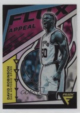 2020-21 Panini Flux Flux Appeal Silver Prizm David Robinson #13 HOF 0t16