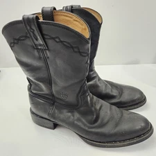 ARIAT #35501 Heritage Roper Western Work Riding Boots Mens 12 D Black