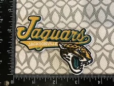 JACKSONVILLE JAGUARS FOOTBALL IRON ON EMBROIDERED PATCH 