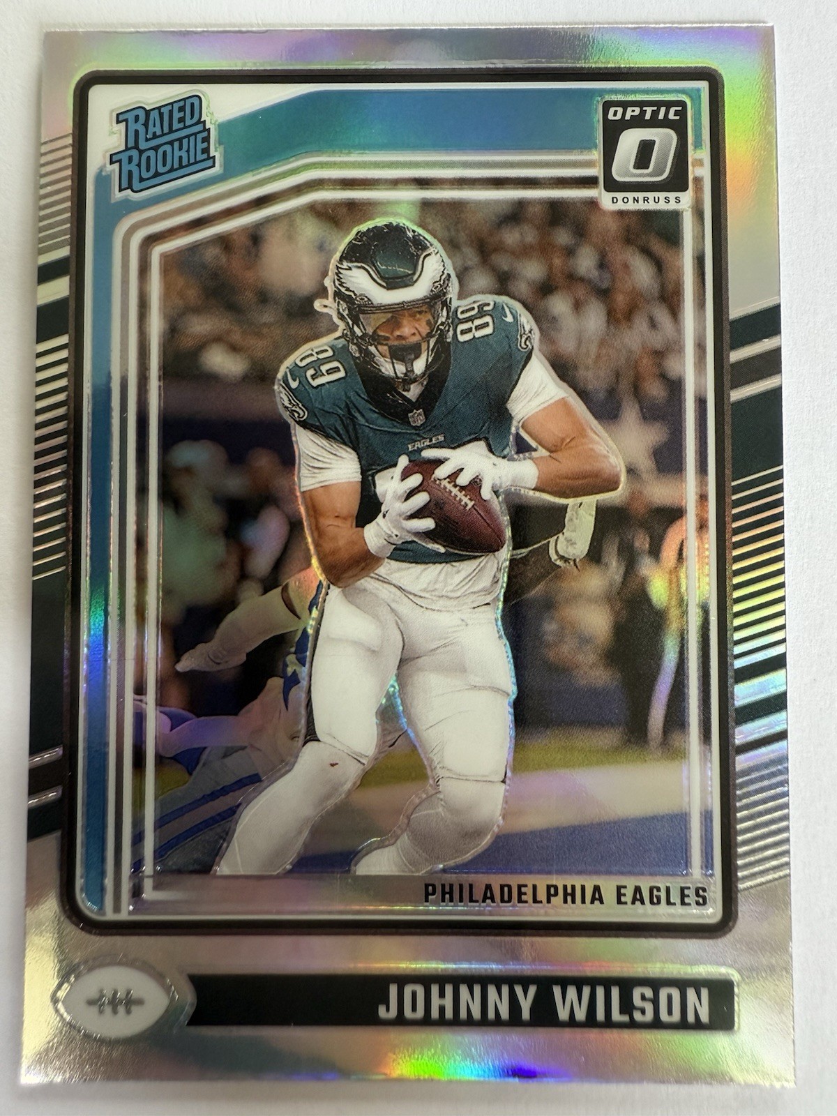 Johnny Wilson - 2024 Panini Donruss Optic - Rated Rookie #256 Holo Prizm (RC)